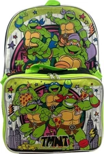 Ruz Teenage Mutant Ninja Turtles Kid's 16 Inch Backpack With Removable Lunch...
