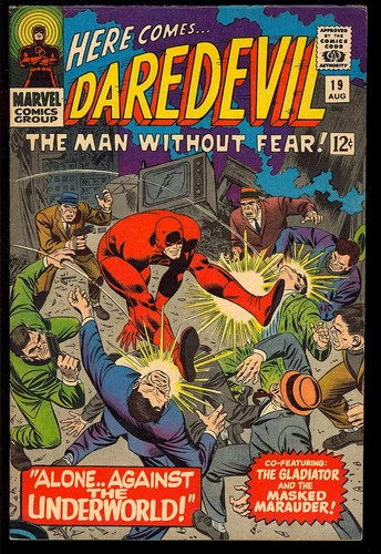 Daredevil #19 High Grade Silver Age Superhero Vintage Marvel Comic 1966 VF-