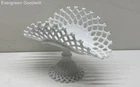 Vintage Westmoreland White Milk Glass Banana Boat with Lattice Edge Pattern