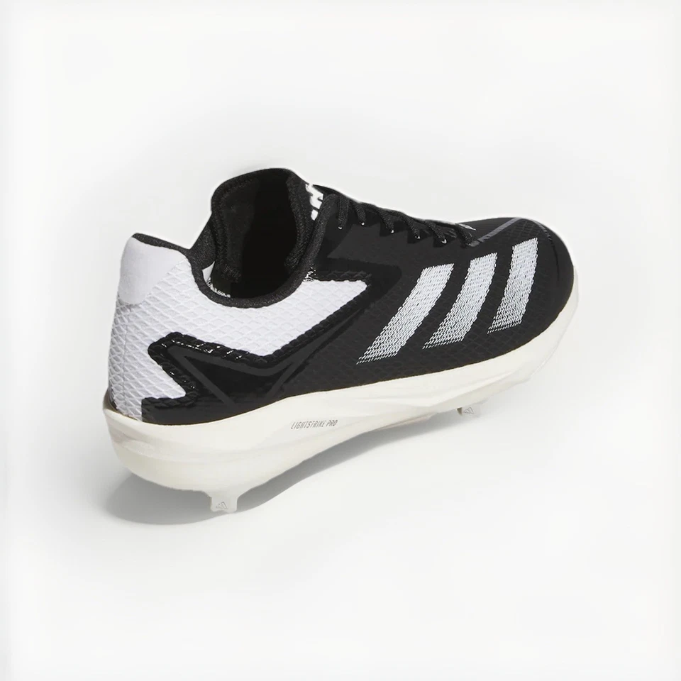 Chuteiras de beisebol masculinas Adidas Adizero Electric TP metal preto/branco tamanho 11,5 - Imagem 2 de 3