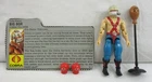 G.I. Joe BIG BOA v1 Figure Complete w/File Card 1987 Vintage Hasbro ARAH Cobra