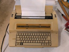 Vintage AEG Olympia XL 512 Electric Typewriter  Tested With Manual  thumbnail