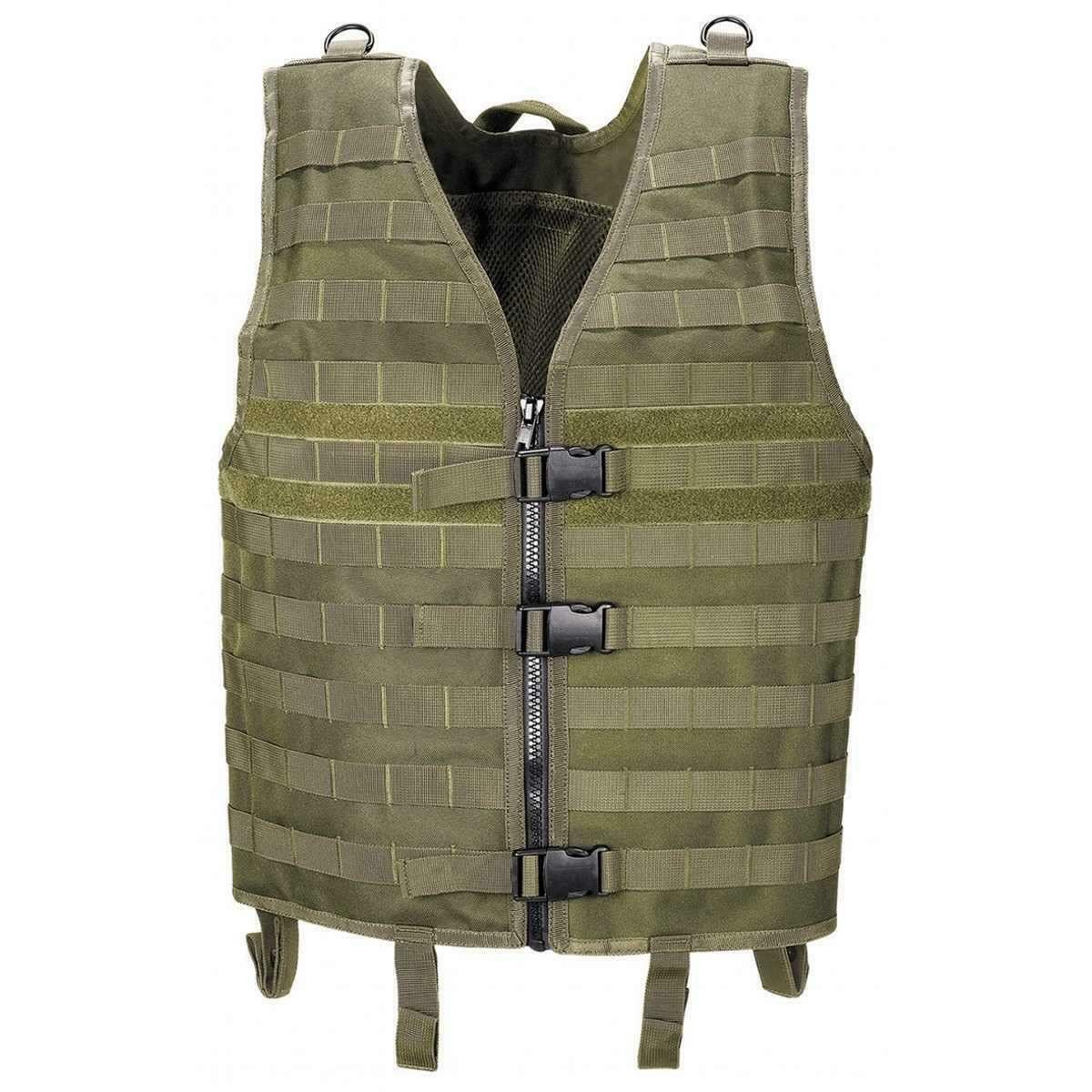 MAX Airsoft Vest Modular Molle Platform Green Olive Army Security Army
