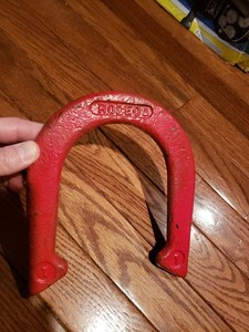 Vintage RODEO #1 Regulation Red Pitching Horseshoe (Only 1)