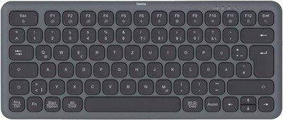 Hama Tastatur kabellos Multi Device Tastatur mit Funk/Bluetooth QWERTZ