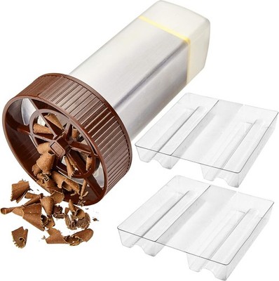 O'Creme - Chocolate Shaver - Rotary Hand Held Grater and Slicer Device to