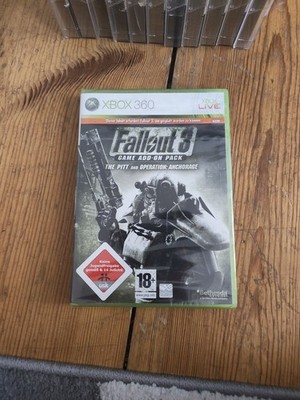 Fallout 3 Xbox 360 Game Add-On Pack The Pitt and Operation Anchorage Sealed/Neu