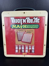 VINTAGE Touch 'N Tell Me MULTIPLICATION Press & See The Answer GALOOB 1981