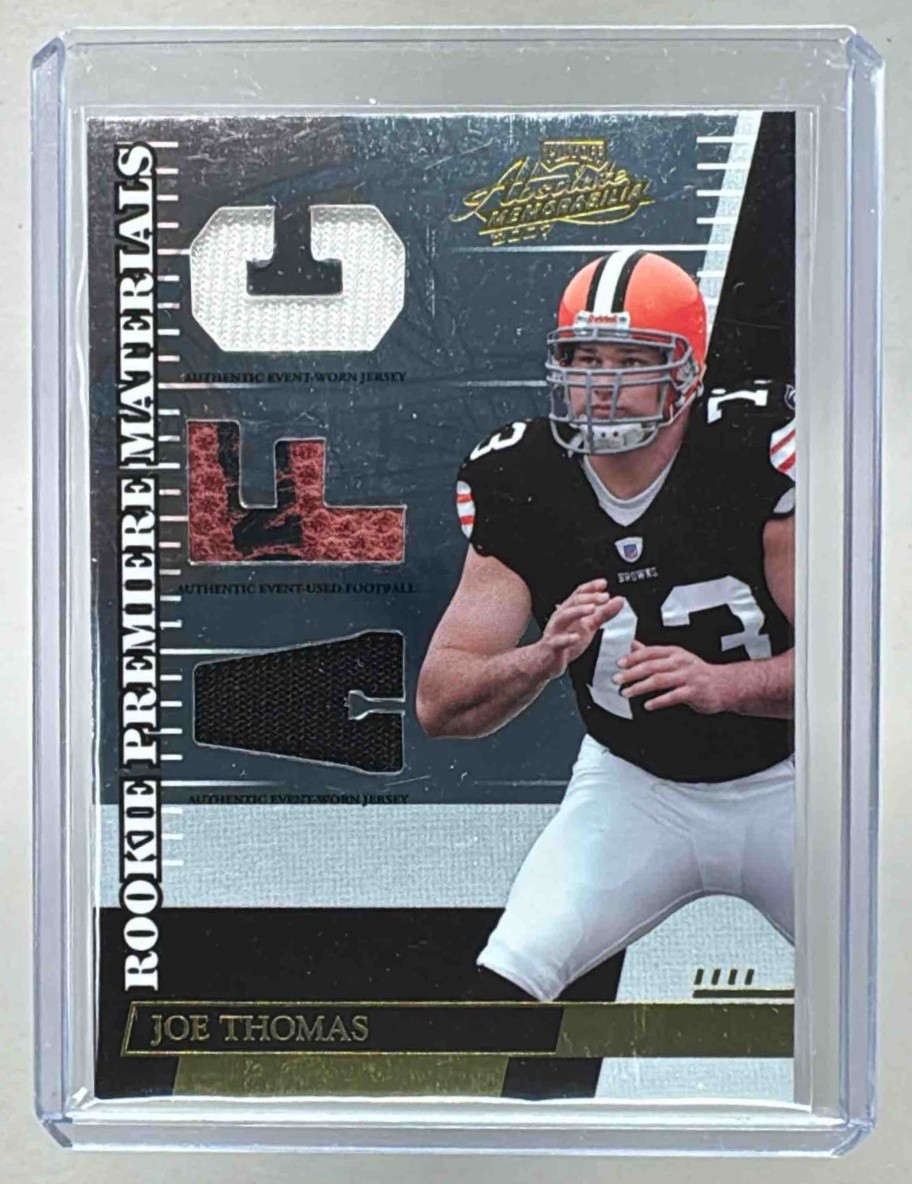Joe Thomas Playoff Absolute Memorabilia Rookie Premiere Materials #253 Base