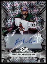 2022-23 Upper Deck Ice AUTO Karel Vejmelka Arizona Coyotes #75