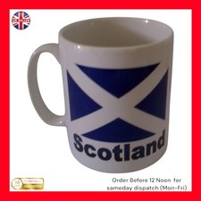 Image of Scotland Flag Ceramic Coffee mug / Kitchenware / gift christmas
