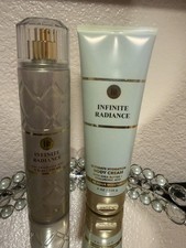 Bath  Body Works INFINITE RADIANCE Fine Fragrance Mist  Body Cream 2 Pack Set