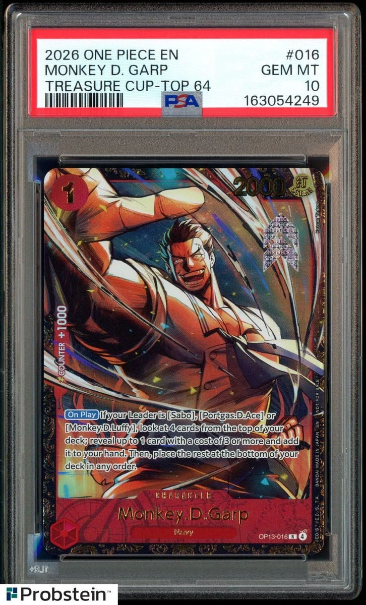 Las mejores ofertas en Monkey.D.Garp OP13-016 One Piece Promotion