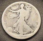 1916 LIBERTY WALKING HALF DOLLAR ** ABOUT GOOD COIN **  (7822)