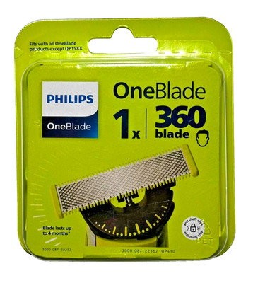Philips OneBlade 360 Ersatzklinge, Rasierklinge für alle OneBlade Modelle