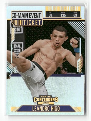 2025 Panini Contenders PFL Leandro Higo #82 Co-Main Event Ticket 24/49