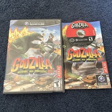 Godzilla Destroy All Monsters Melee (Nintendo GameCube, 2002) CIB With Manual