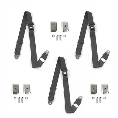 Early Cars 1941 - 1948 Standard 2pt CH Lap Bench Blt Kit w/BKTS 3 Belts  