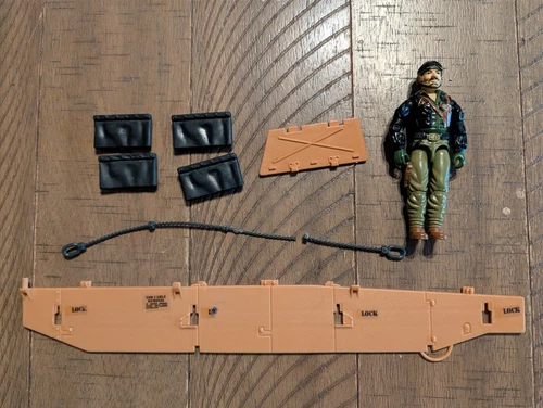 Vintage 1985 GI Joe - Mauler - Figure Heavy Metal - Parts Lot - Mud Flaps Cover