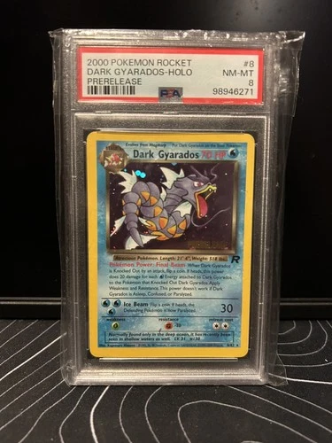 Dark Gyarados - PSA 8 Holo Prerelease Promo - 8/82 Team Rocket - Pokemon (271)