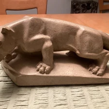 Penn State NITTANY LION Sculpture by H. WARNEKE - Football Mascot