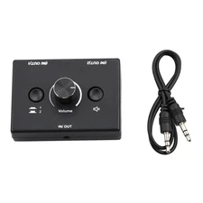 2 Way Audio Switcher Audio Switcher Splitter 3.5mm Switch 2 in 1 out /1 in 2 out