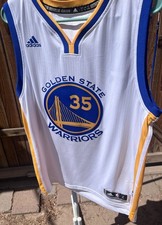 Kevin Durant Golden State Warriors Adidas Swingman Jersey White Men s Large