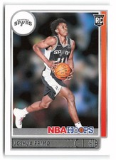 2021-22 Hoops #220 Joshua Primo Rookie San Antonio Spurs RC