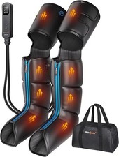 SHINE WELL Leg Massager with Heat Compression Air Circulation