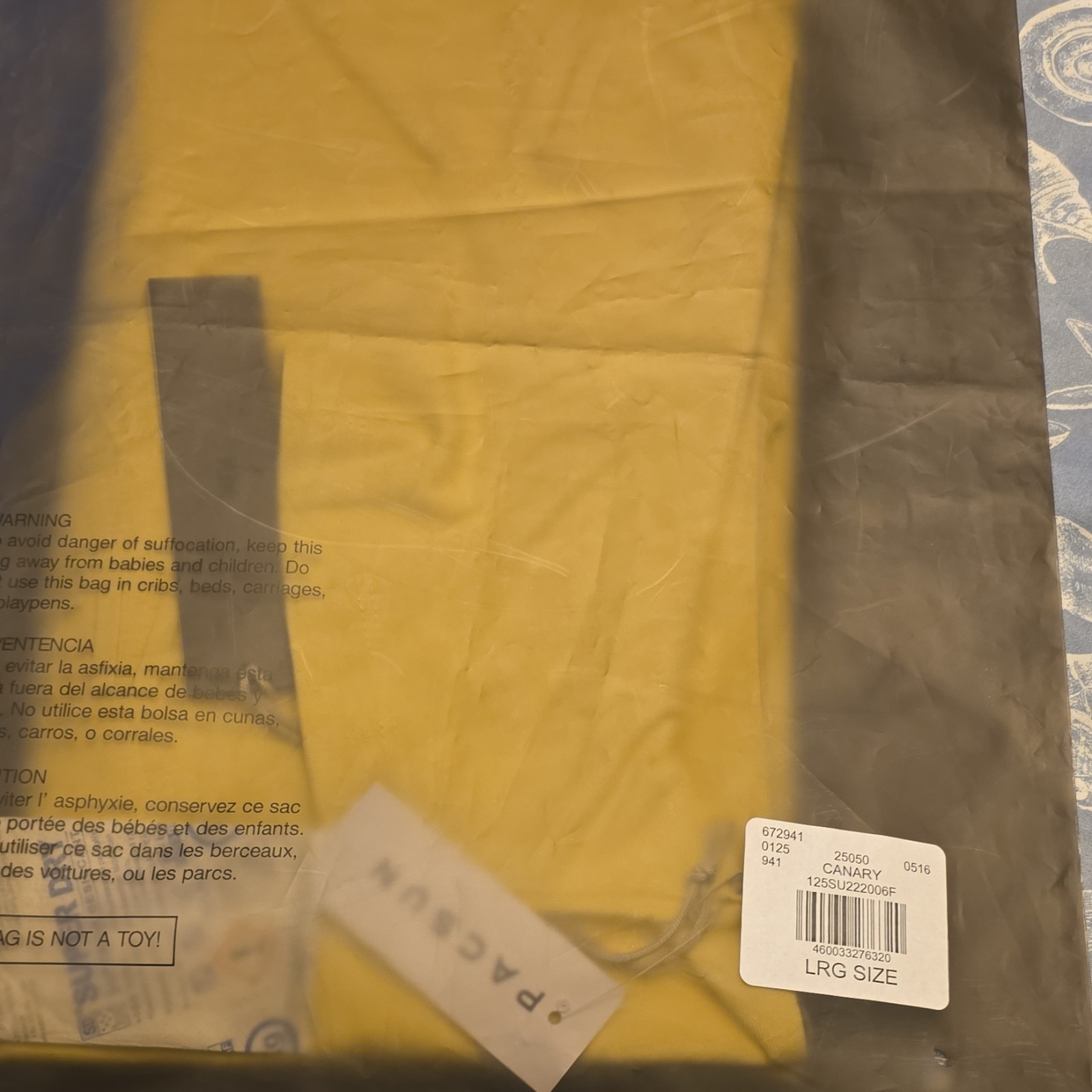 Essentials Fear of God Canary Yellow Cotton Jersey Logo Men's T-Shirt Size L thumbnail 4