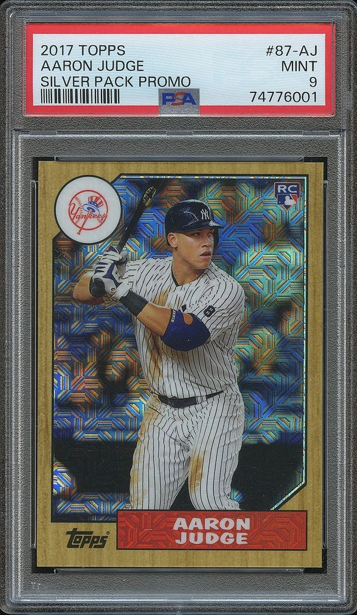 2017 Topps Silver Pack 1987 Design Chrome - Aaron Judge #87-AJ for