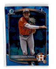 Caden Powell 2025 Bowman Chrome Sapphire 1st Prospects #BCP-212 Astros