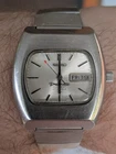 Vintage '69 Seiko 5146 Presmatic TV Proof 27J Watch, Orig. Band, Hi-Beat, Works