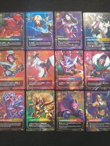 RIFTBOUND SPIRITFORGED 420 CARD LEGENDS, CHAMPION UNIT, 3X C/UC + MORE!