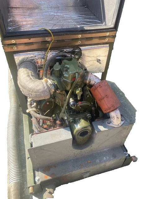 Bundeswehr Stromaggregat 2,2 KW 230 220 Volt Hatz Diesel Kirsch Notstromaggregat - Bild 3 von 4