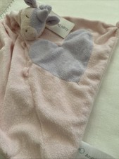 Angel Dear Unicorn Pink Purple Heart Lovey Security Blanket Plush Soft NWT