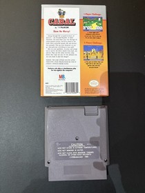 CABAL NES GAME + BOX + MANUAL + SLIP CASE TESTED WORKING NICE CONDITION MB
