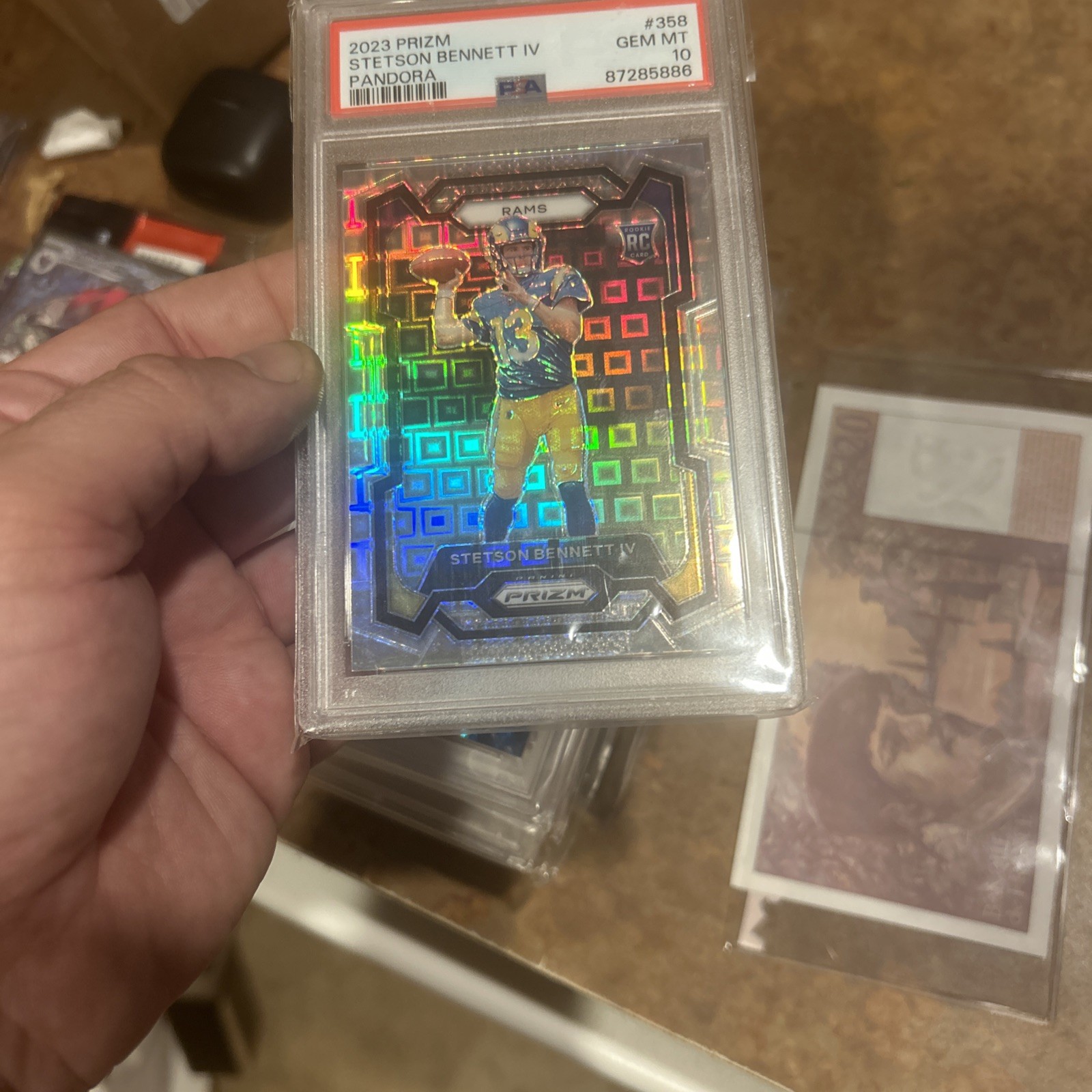 2023 Prizm Stetson Bennett Pandora /400 #358 PSA 10 rare pop 13🔥🔥