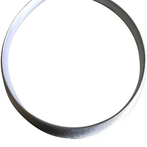 33 PCS 2 CM White Headbands Plain Satin Covered Headband Women Fabric white - Image 3 of 4