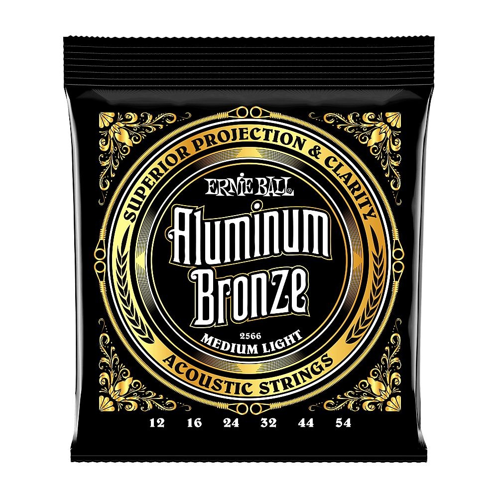 Ernie Ball Aluminium Bronze Acoustic Guitar Strings (.012 - .054)