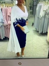 Abito Veni Infantion - taglia 8 Navy - nuovo con etichette