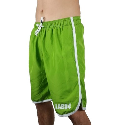 Lab84 Shorts Costume Shorts Sea Sport S7 SHM1002Basic Green Acid | eBay