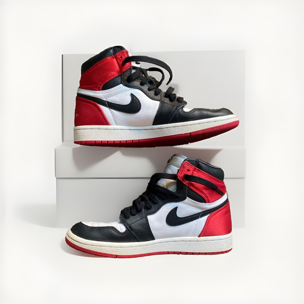 AIR JORDAN 1 RETRO HIGH OG ブラックトゥ 26.5 Jordan 1 Retro High OG Black Toe Reimagined Men's - DZ5485