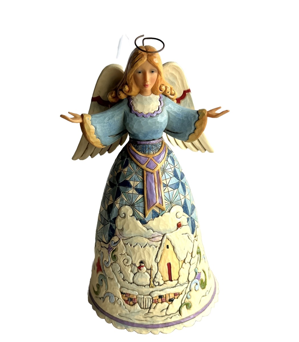 Jim Shore Winter's Wonder 4016085 Angel Snow | eBay
