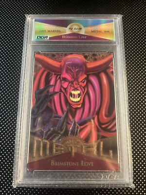 Brimstone Love 1995 Marvel Metal PC Slab