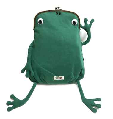 Gym Master Fluke Frog Rucksack Kiss Lock Verschluss grün hält bis B5 Japan