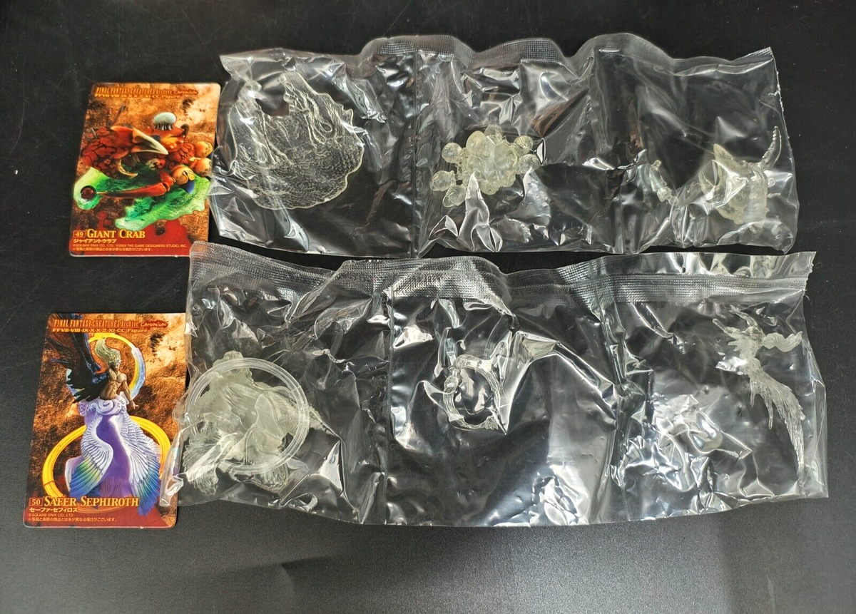Final Fantasy Creatures Archive Chromium Complete of 10 figures