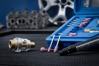 Druckluft-Stabschleifer-Set Micro 17 Tlg Mit Vielen Schleifsteinen ÖL-NebelgeräT