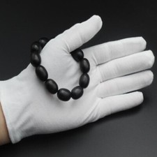 Unisex Etiquette White Cotton Gloves Waiters/Drivers/Jewelry/Workers Mittens - 