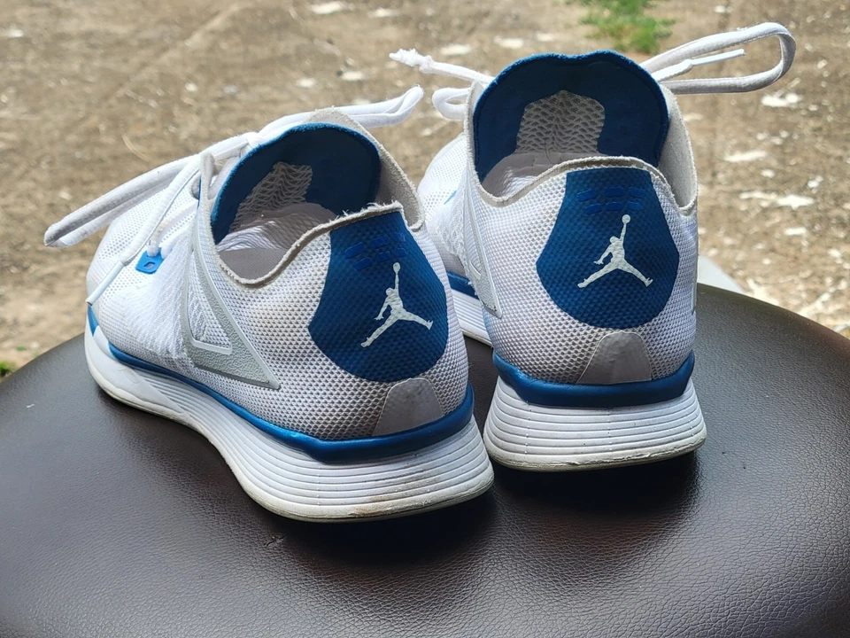 Nike Hombres Air Jordan 89 Racer AQ3747-104 Blanco Zapato para Correr Tenis Talla 11.5 Foto 3 de 4